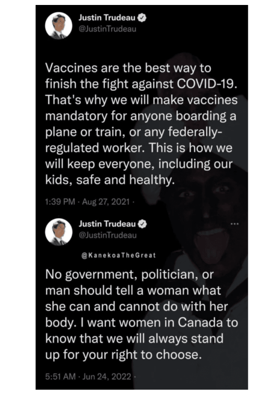 shame Trudeau