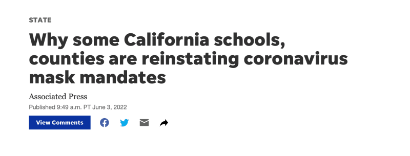 California schools masks